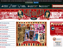 Tablet Screenshot of klangundkleid.de